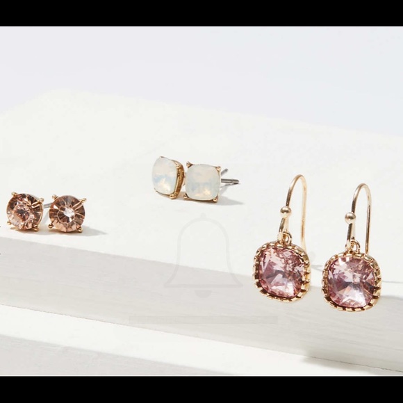 LOFT Jewelry - 🥊Crystal Drop Earrings & Stud Trio